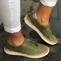 Damskie Buty Slip-On z Wsparciem Ortopedycznym i Przewiewną Cholewką