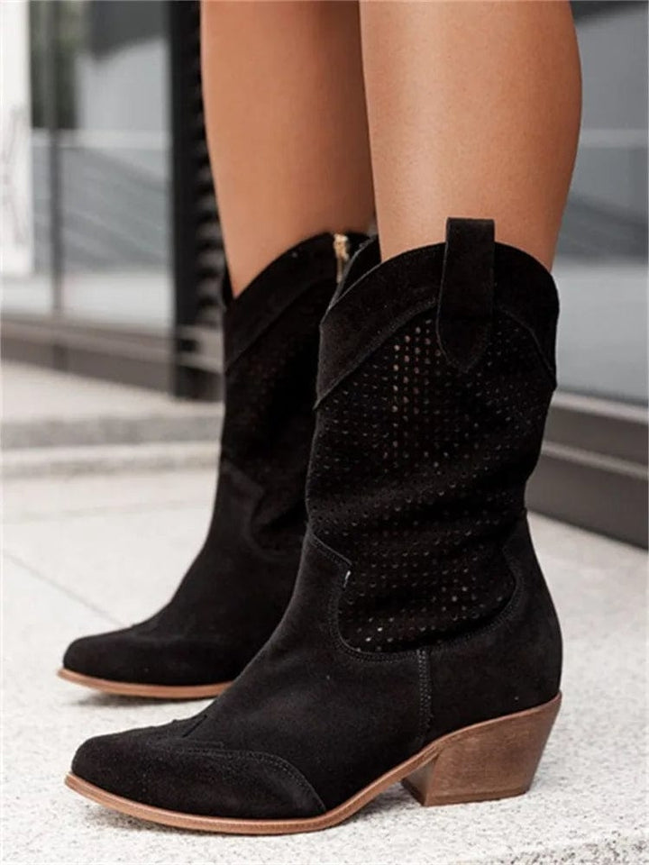 Antonia | Western-Inspired Ankle Boots