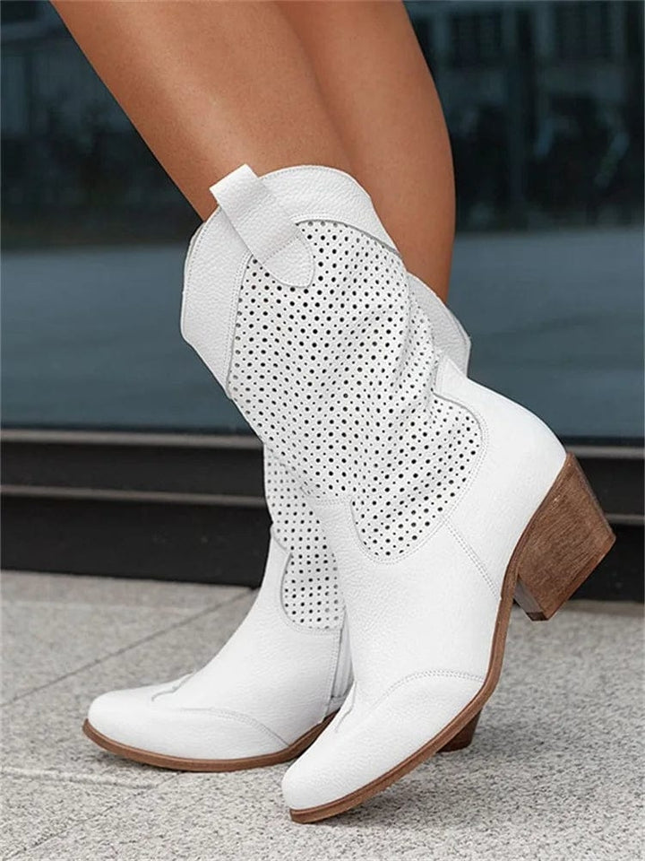 Antonia | Western-Inspired Ankle Boots