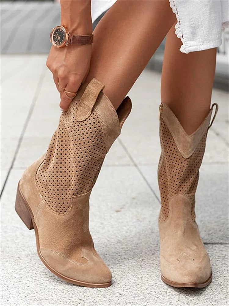 Antonia | Western-Inspired Ankle Boots