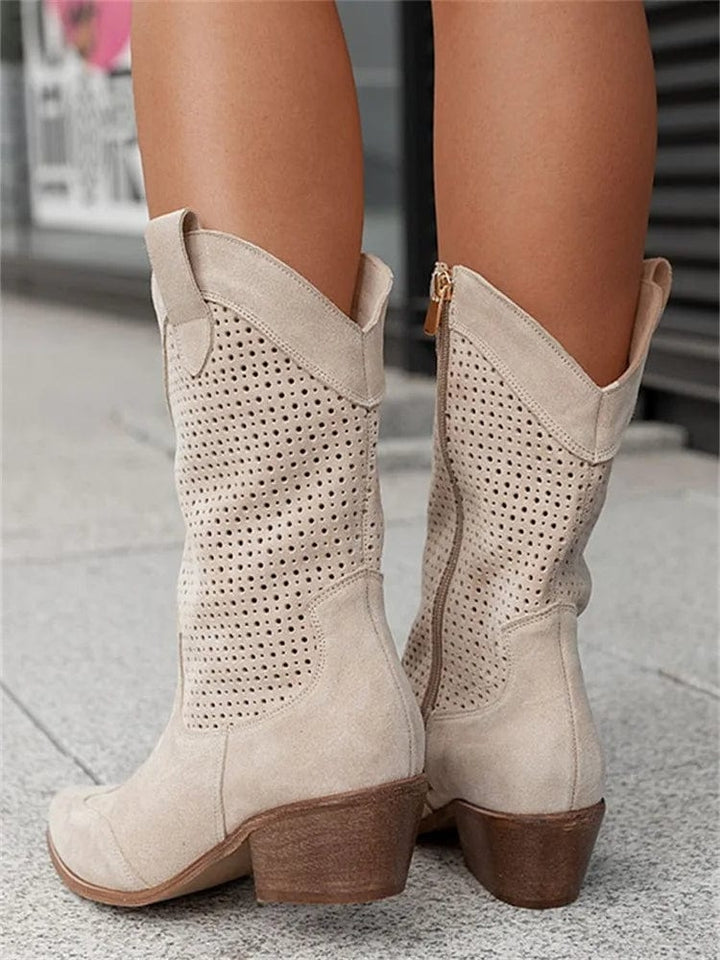 Antonia | Western-Inspired Ankle Boots