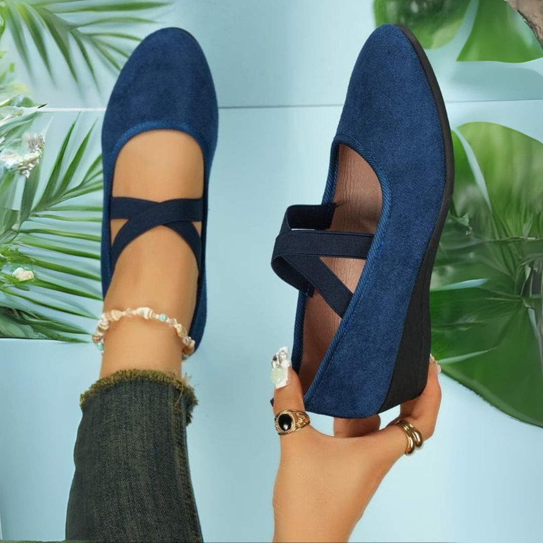 Ballerine Donna Zeppa Punta Chiusa – Scarpe Comode per Ogni Giorno