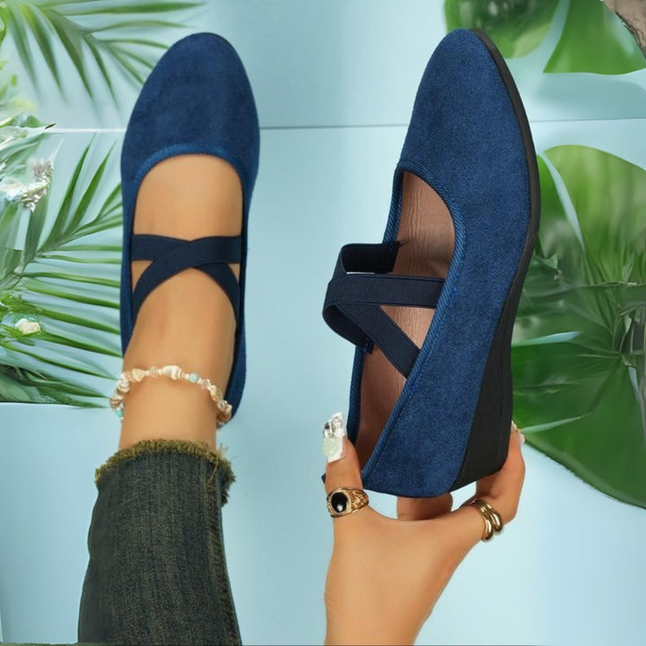 Ballerine Donna Zeppa Punta Chiusa – Scarpe Comode per Ogni Giorno