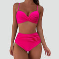 Bikini z wysokim stanem i push-up dla kobiet