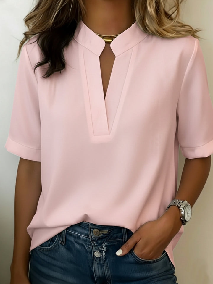 Blouse Dames | Elegante Verfijnde Kraag &amp; Tijdloos Design
