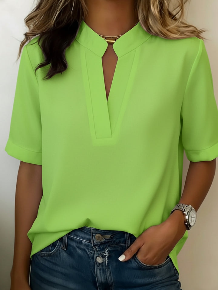 Blouse Dames | Elegante Verfijnde Kraag &amp; Tijdloos Design