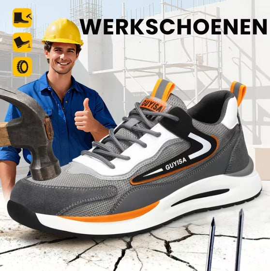 Werkschoenen Heren | Veiligheidsschoenen | Impact- &amp; Prikbestendige Bescherming