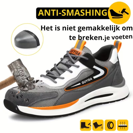 Werkschoenen Heren | Veiligheidsschoenen | Impact- &amp; Prikbestendige Bescherming