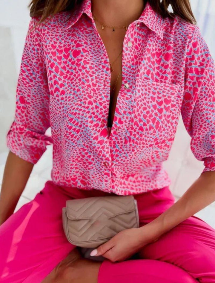 Blouse Dames | Elegant Print &amp; Luchtig Zomercomfort