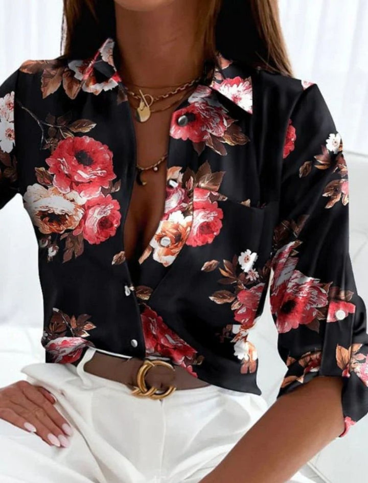 Blouse Dames | Elegant Print &amp; Luchtig Zomercomfort