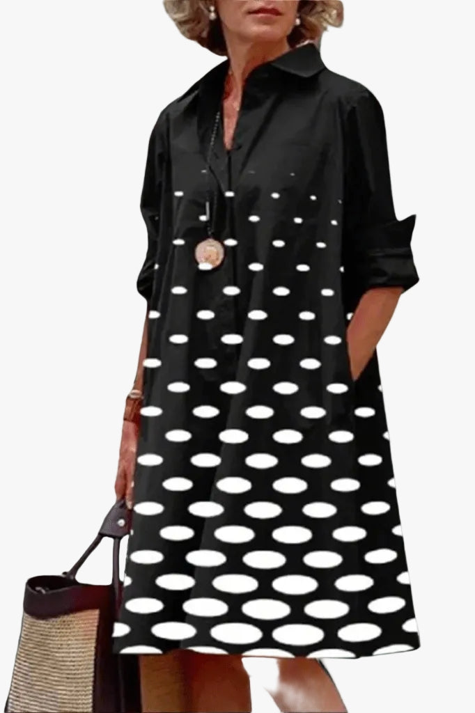 womens-woven-midi-dress-with-point-collar-and-button-placket-1