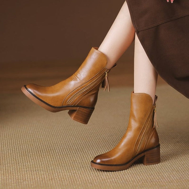 womens-ankle-boots-in-synthetic-upper-with-side-zipper-and-block-heel-3