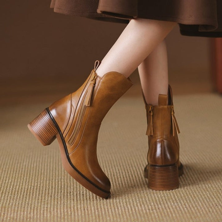 womens-ankle-boots-in-synthetic-upper-with-side-zipper-and-block-heel-4