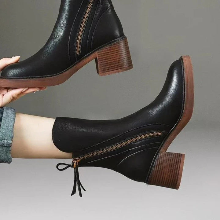 womens-ankle-boots-in-synthetic-upper-with-side-zipper-and-block-heel-9