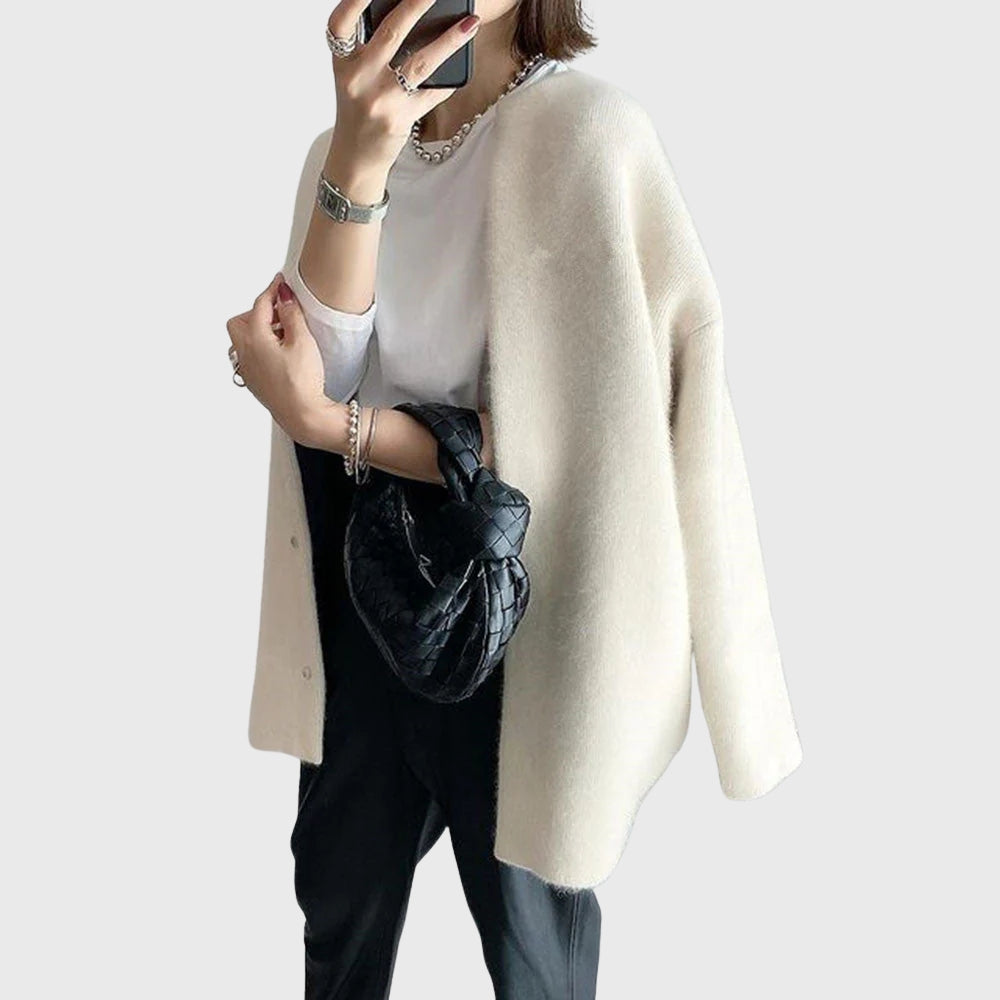 Wanda | Longline Open-Front Cardigan