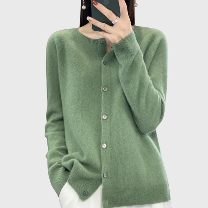 Valerie | Clean Button-Front Cardigan