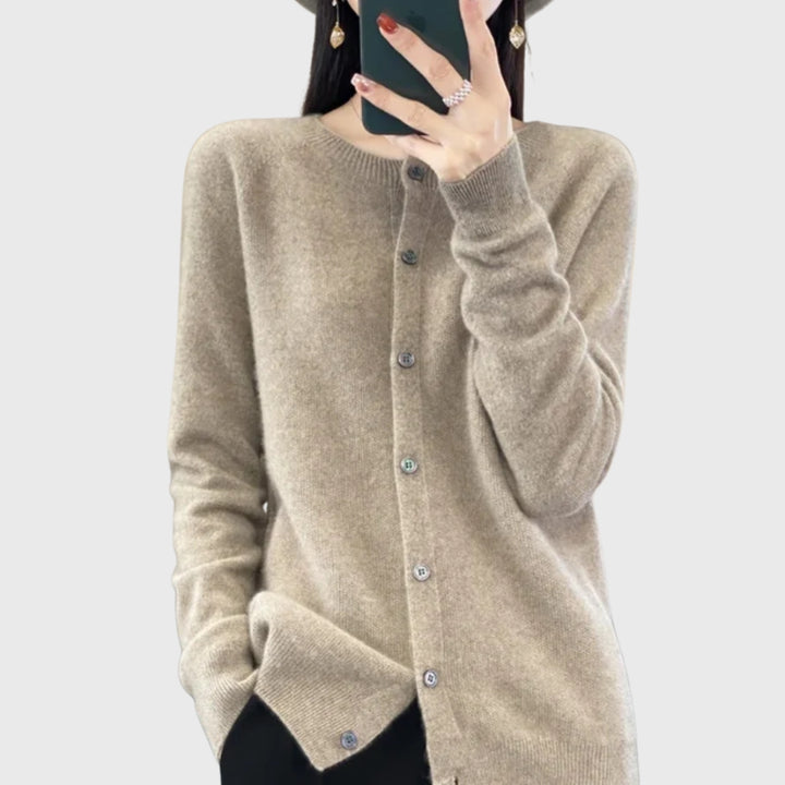 Valerie | Clean Button-Front Cardigan