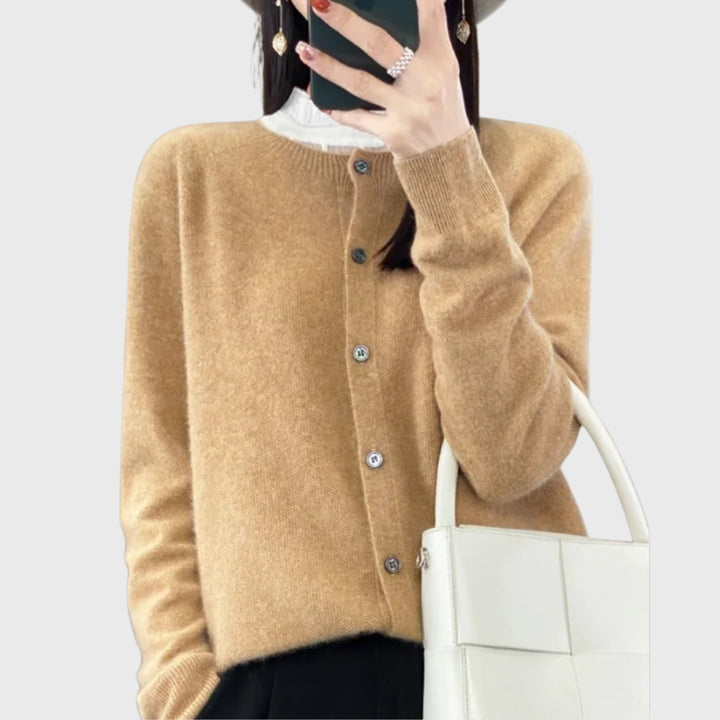Valerie | Clean Button-Front Cardigan