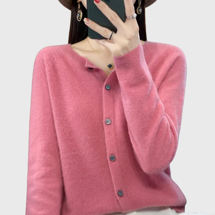 Valerie | Clean Button-Front Cardigan
