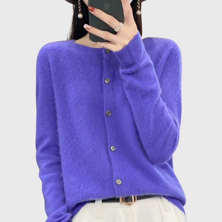 Valerie | Clean Button-Front Cardigan