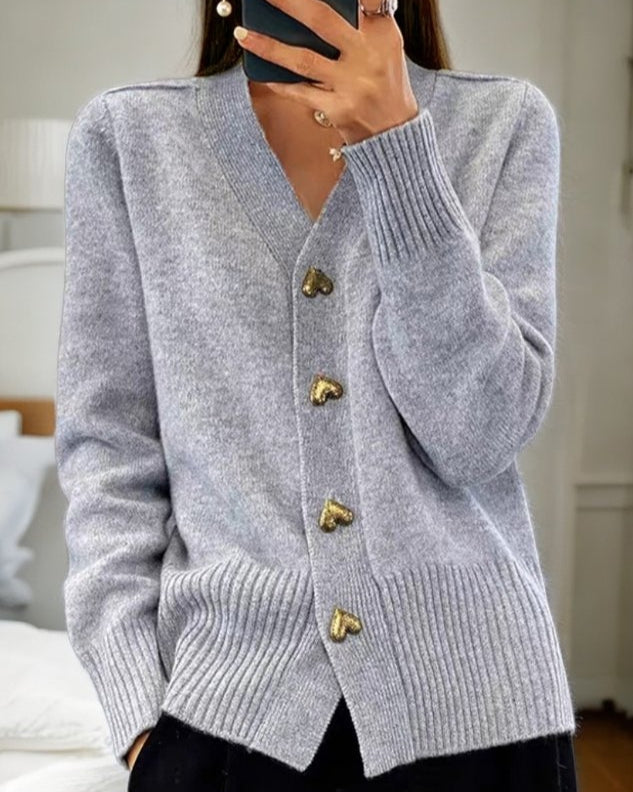 womens-knit-cardigan-with-v-neck-and-heart-button-front-2
