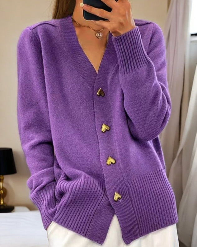 womens-knit-cardigan-with-v-neck-and-heart-button-front-5