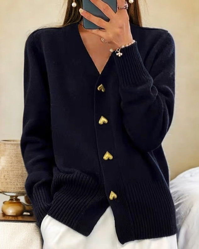 womens-knit-cardigan-with-v-neck-and-heart-button-front-7