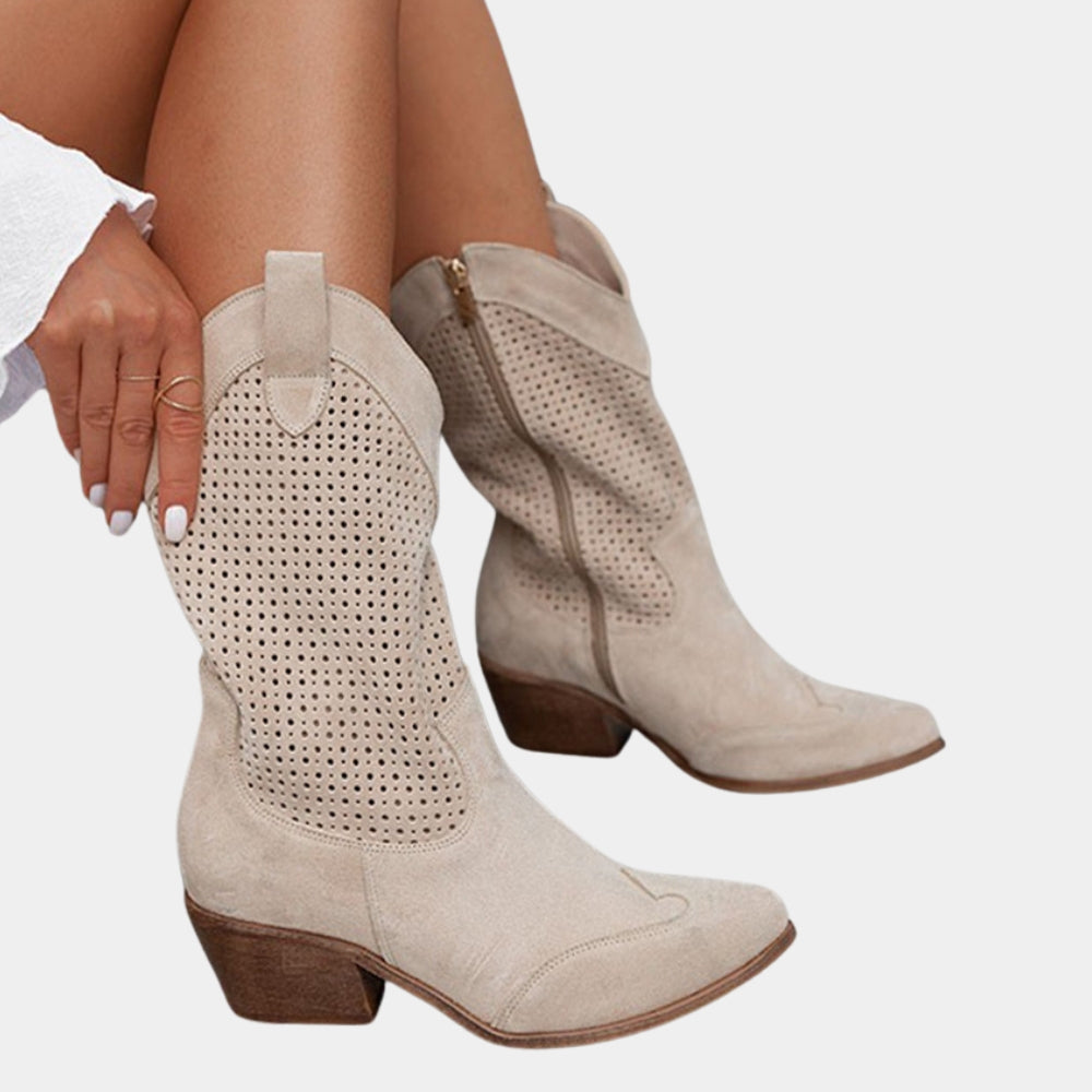 womens-faux-suede-western-boots-with-perforated-shaft-and-side-zipper-6