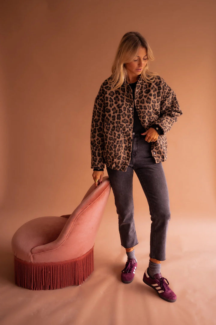 womens-quilted-bomber-jacket-with-animal-print-and-snap-front-2