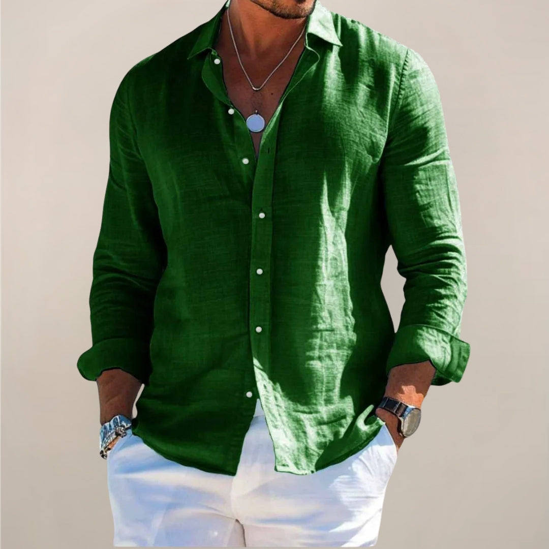 casual-linen-blend-shirt-with-button-front-and-point-collar-10