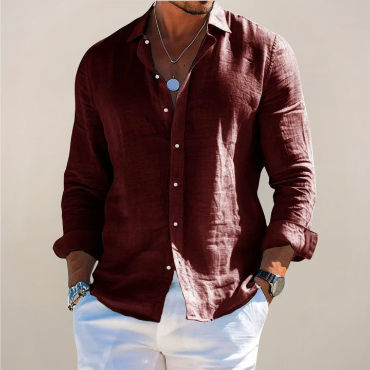 casual-linen-blend-shirt-with-button-front-and-point-collar-11