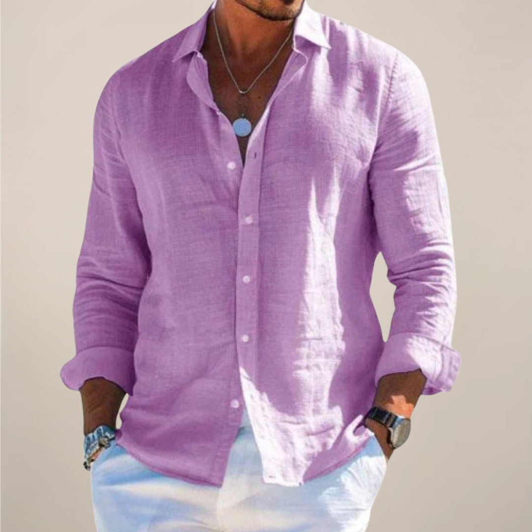 casual-linen-blend-shirt-with-button-front-and-point-collar-7