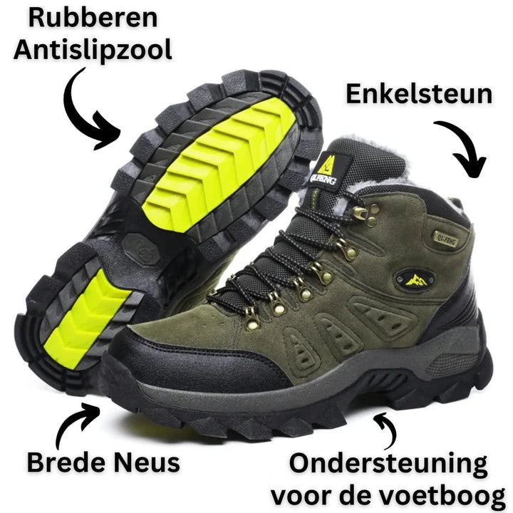 Heren wandelschoenen | Waterdicht &amp; Enkel- en Hielsupport