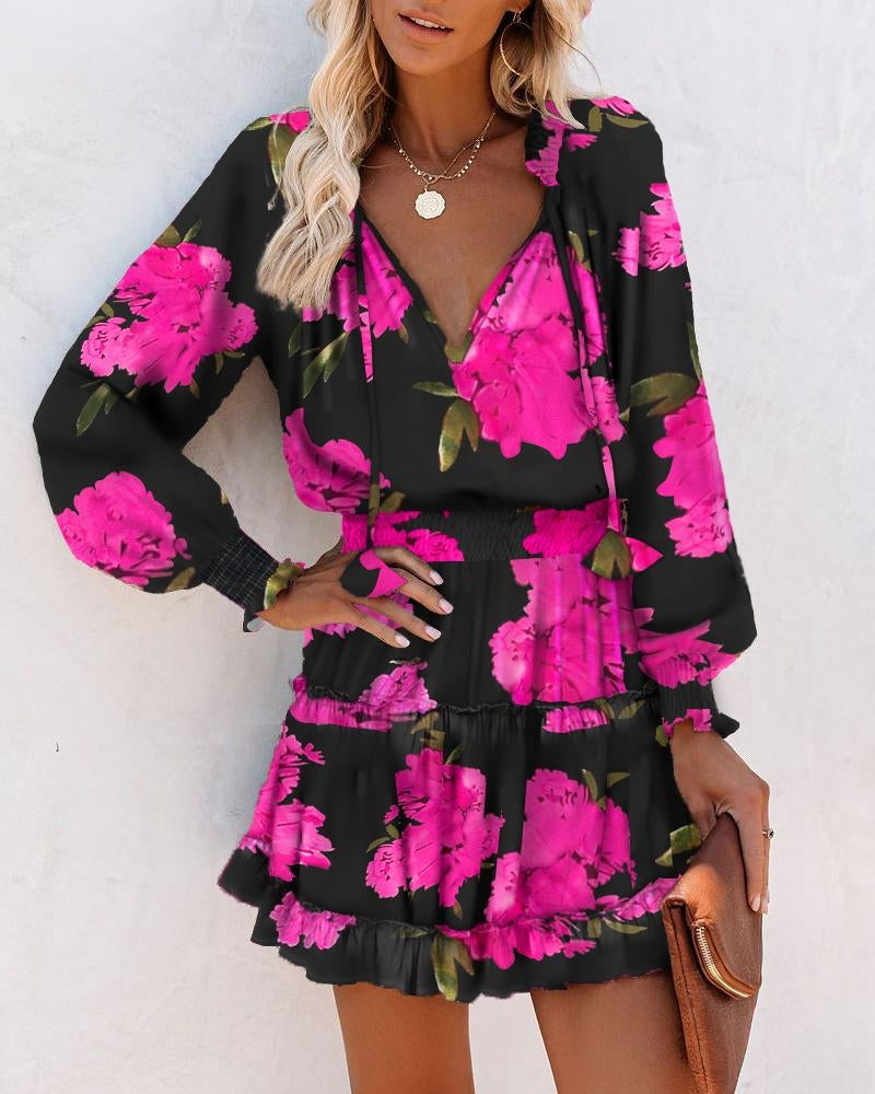 womens-woven-mini-dress-with-neck-ties-and-tiered-hem-2