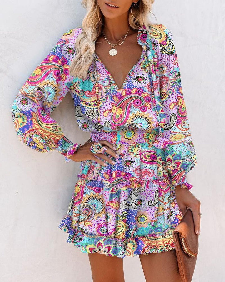 womens-woven-mini-dress-with-neck-ties-and-tiered-hem-9