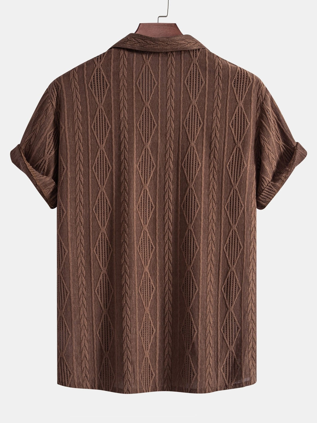 Textured Camp Collar Shirt – Relaxed Summer Style