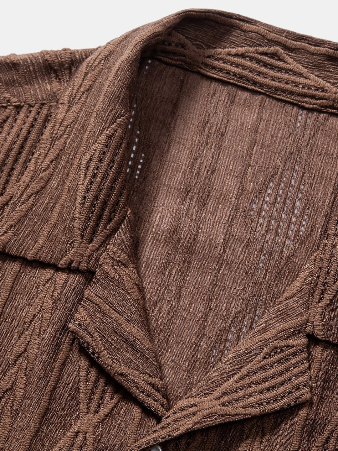 Textured Camp Collar Shirt – Relaxed Summer Style