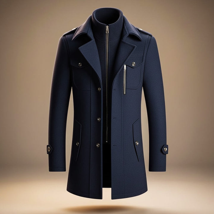 Marco Legacy Virgin Wool Coat - York Miller