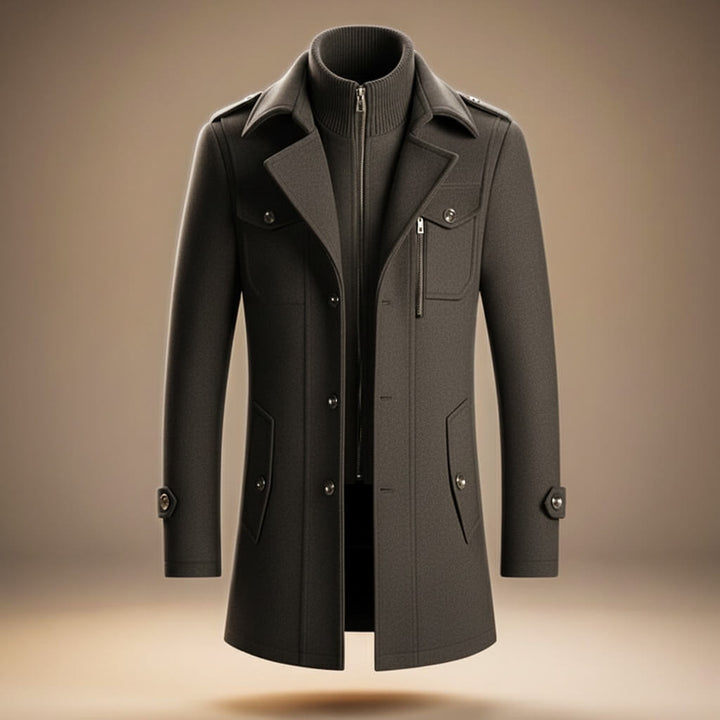 Marco Legacy Virgin Wool Coat - York Miller