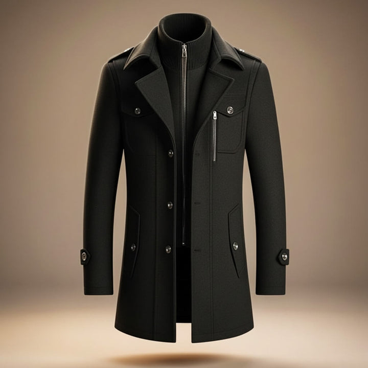 Marco Legacy Virgin Wool Coat - York Miller